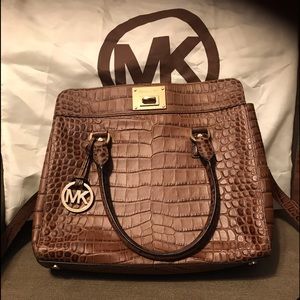 Michael Kors Crock leather purse